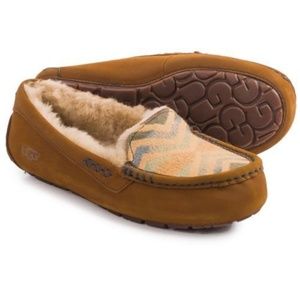 Ugg Pendelton Ansley Moccasin/Slippers Size 8, NEW